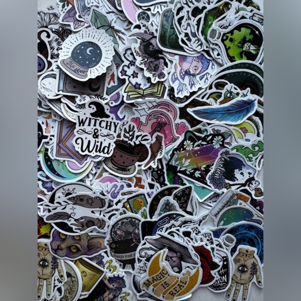 🔥🔥Random Assorted Witchy Sticker Pack - 10 Piece
